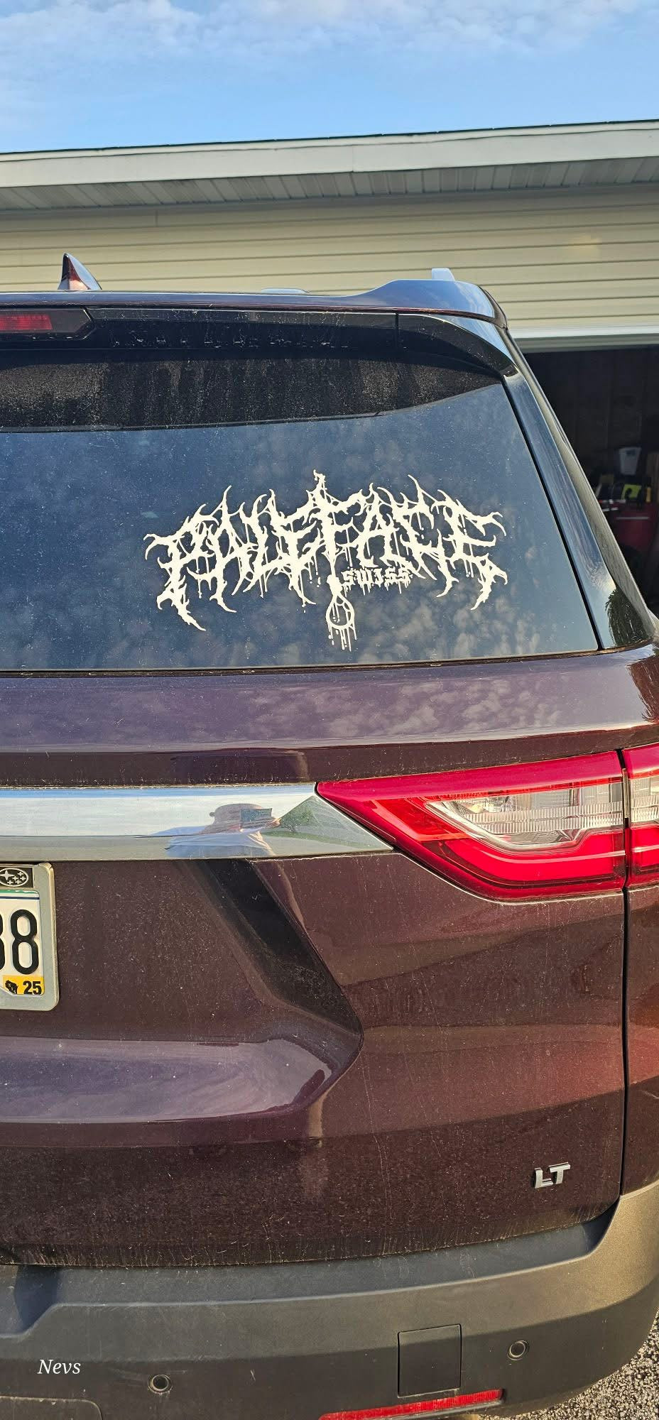 Paleface Swiss Car Decal