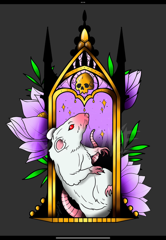 Purple Rat Prince Sticker