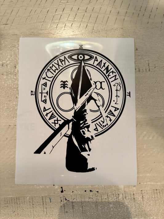 Silent hill Decal.